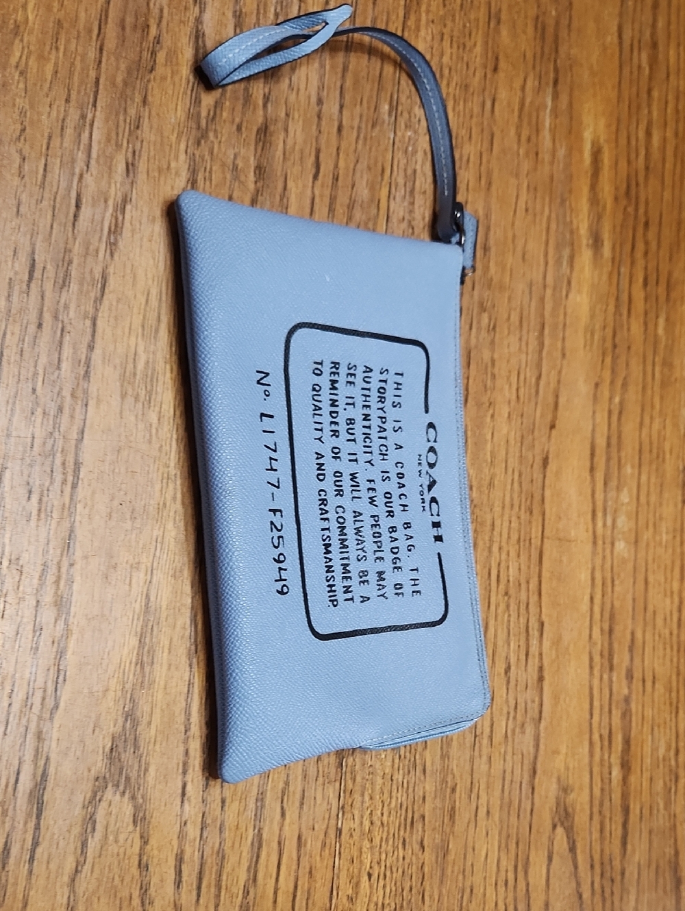 Coach Wristlet Blue